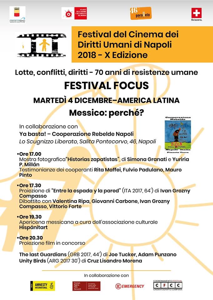 IndigAmazonFilm's tweet photo. The Last Guardians screening at Festival Del Cinema dei Diritti Umani di Napoli this evening! @ComuneNapoli https://t.co/kjVJ2PCrjE