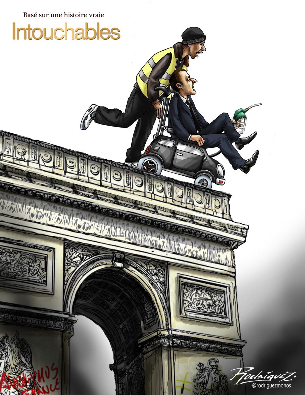 Французские протесты в карикатуре 