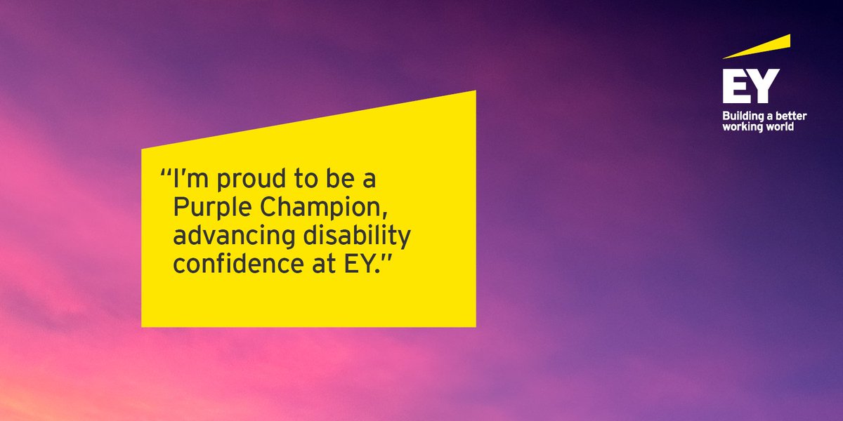 Inclusion helps us Build a #BetterWorkingWorld. Different abilities bring alternative perspectives, approaches, and strengths. What can you do today to be an ally and to develop your #DisabilityConfidence? #diversity #inclusion #IDPD2018 #EY