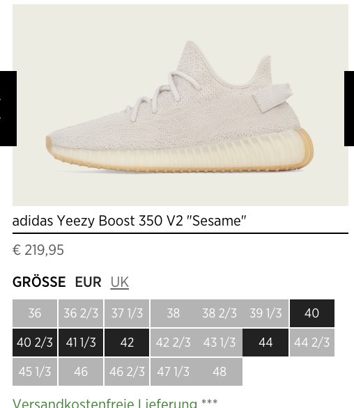 350 yeezy größe 39 350 yeezy größe 39