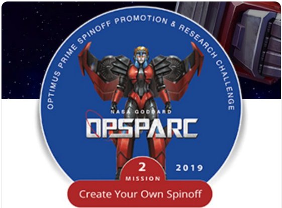 NASAGoddard's tweet photo. Spin, spin, spin! It's your turn to #BeTheSpark and become a @NASA inventor! Solve a problem by redesigning NASA technology via #NASAOPSPARC and you may even get a chance for a VIP visit to @NASAGoddard! Details: https://t.co/mjRye1k4g8 https://t.co/WfAgl6jAGF
