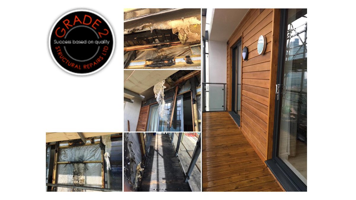 grade2srl's tweet photo. We have just completed a full #refurbishment of this building after a #fire. https://t.co/UWvxTgRIEq