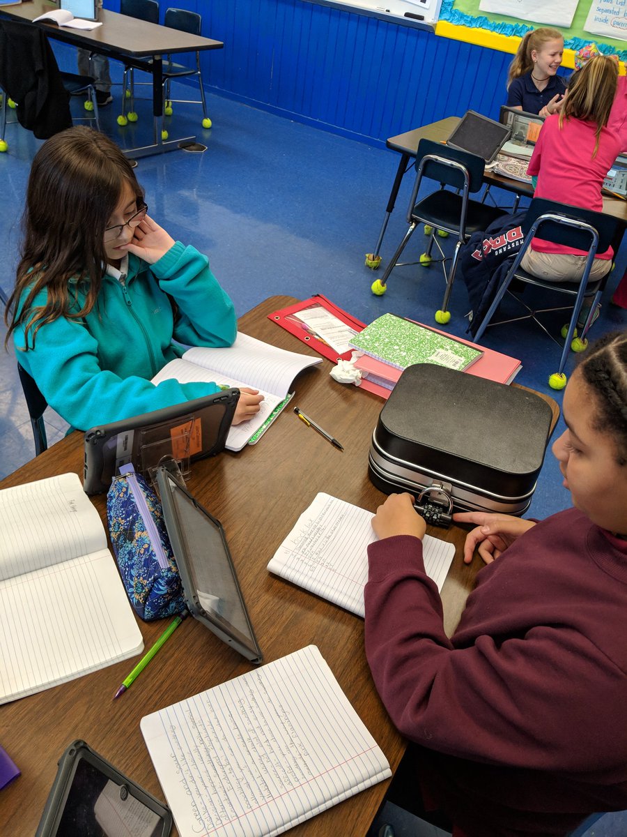 We're using context clues to determine the meaning of unknown words.  The definitions of the words gives us the codes to the Breakout Box! #excitedstudents #collaboration <a href="/GQES_Dragons/">GQES_Dragons</a>