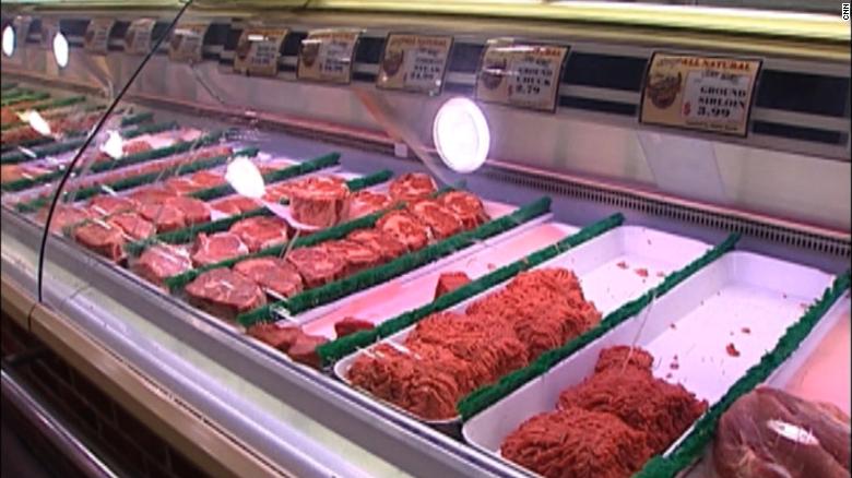 CNN's tweet photo. More than 5.1 million pounds of raw beef products that may be tainted with salmonella are being recalled, the USDA's Food Safety and Inspection Service says https://t.co/DaYt4kQbH5 https://t.co/BeoRaHSxAl
