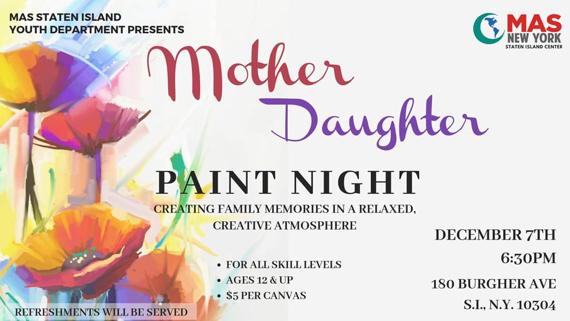 MASSICenter's tweet photo. Join us this Friday for our MASSI Youth Mother/Daughter Paint Night! https://t.co/U8fJ2W6Cdm