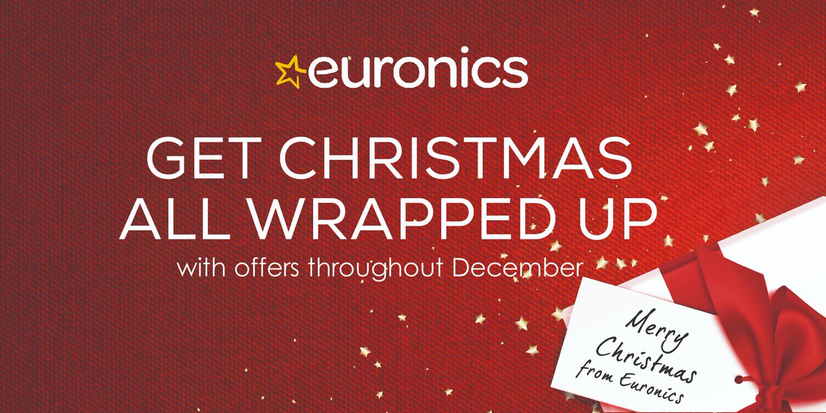 euronics_UK's tweet photo. #Christmas is just around the corner, so let's help you get wrapped up in time! 🎁 Shop our home appliances here > https://t.co/oZMjpDur9X #LetsMakeLifeEasy #ChristmasCountdown #ChristmasShopping #Euronics #ShopLocal https://t.co/KwdJOhU4DX