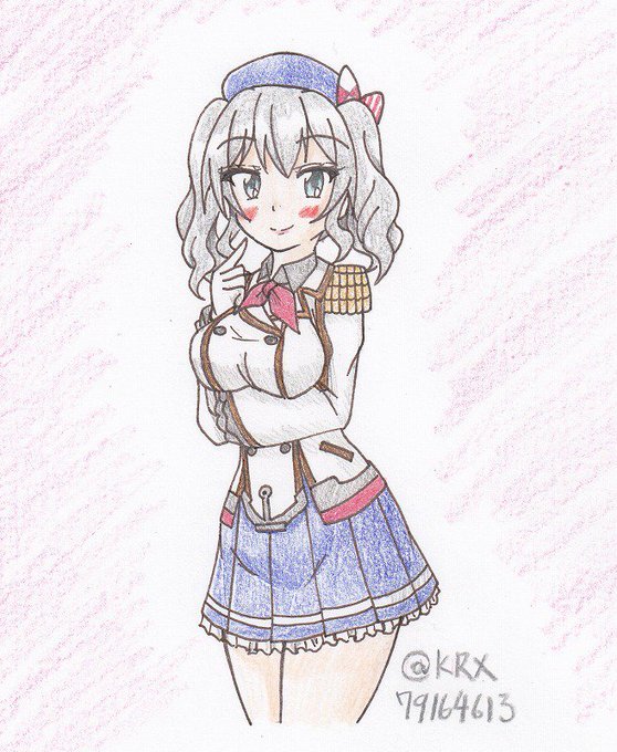 #艦これ版深夜の真剣お絵描き60分一本勝負
#艦これ版真剣お絵描き60分一本勝負_20181204
#鹿島
淫魔淫魔とみんなは言うけど
かわいいしいい子だし
理想の彼女だし淫魔 