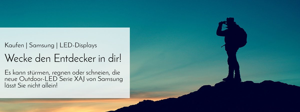 LogandoGmbH's tweet photo. Entdecken Sie smarte Outdoor-LED-Displays von Samsung und filmreife Technik von Panasonic! - https://t.co/Qcf5CcKXhG https://t.co/gh8wqjKaeq