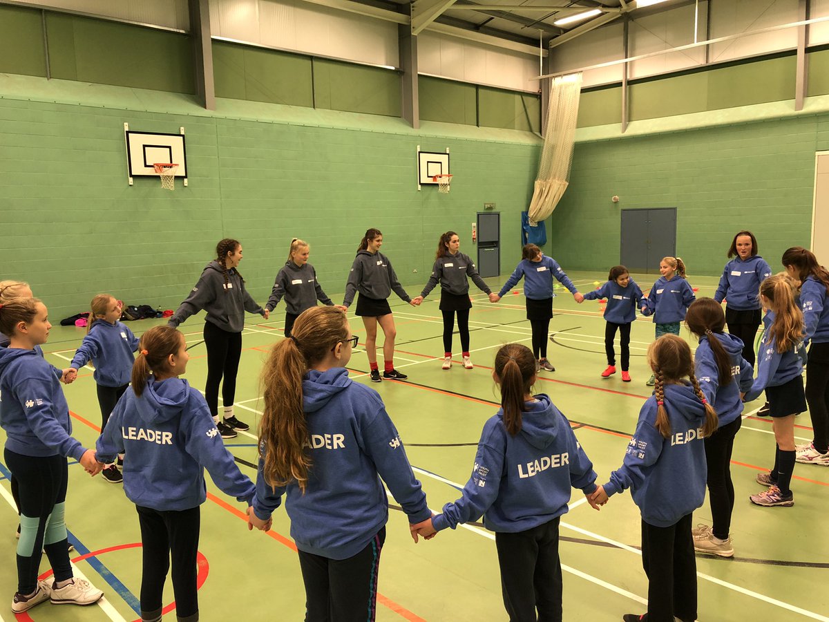 Our <a href="/YouthSportTrust/">Youth Sport Trust</a> #girlsactive camp is underway with <a href="/KingEdVIsport/">King Edward VI Sport</a> leading some warm up games