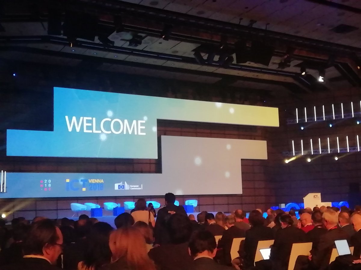 lorengentile's tweet photo. Happy to participate in the #ICT2018 to promote the IDE+A Institute and the @utopiae_network https://t.co/PODk4XUr4f