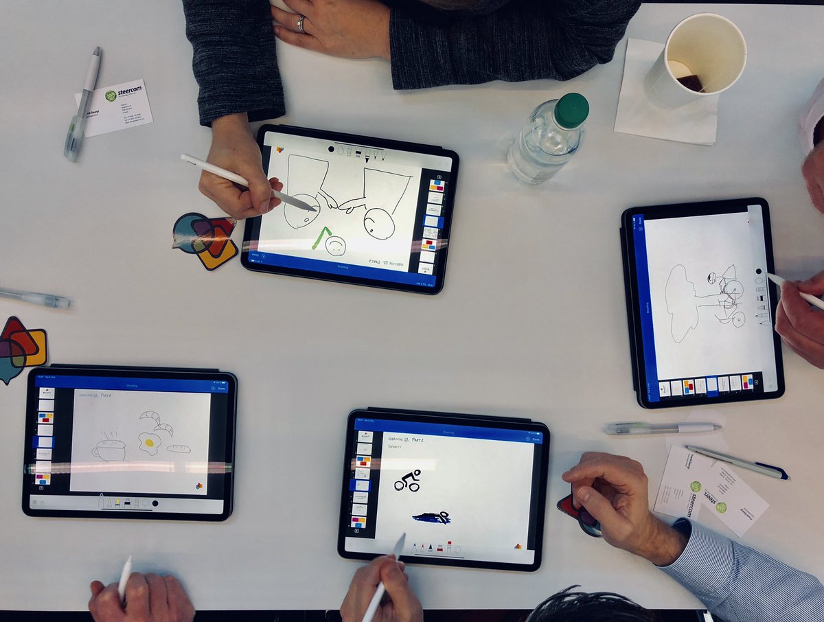 being_visual's tweet photo. Visual Thinking workshop happening now.

#ipadpro #ApplePencil #beingvisual #visualthinking #designthinking https://t.co/lkGxMy2mcI