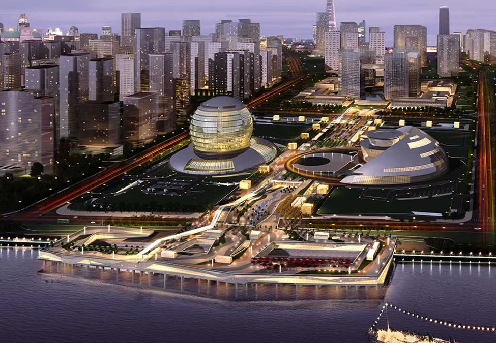 OGaming_TV's tweet photo. La Chine a ouvert une "ville esport" à Hangzhou !
 
Le projet de 17.000 mètres carrés accueillera notamment une académie, un parc d'attractions, un centre d'affaires et le stade LPL de @LGDLOL !
Finit en 2022, la ville devrait coûter 1.26$ milliard, de quoi donner le vertige 😲 https://t.co/rjvllL7khr