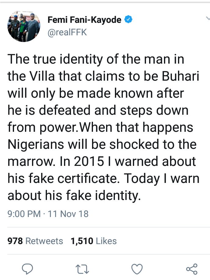 dmightyangel's tweet photo. That #SatireCongregation is growing across the region irrespective of age, exposure &amp; qualification shows you something deeper: 
Some people UP THERE whose words were known to be authentic are MISLEADING them because of personal hatred towards Buhari.
This #GallOfBitterness kills https://t.co/t5QqiIQRXa