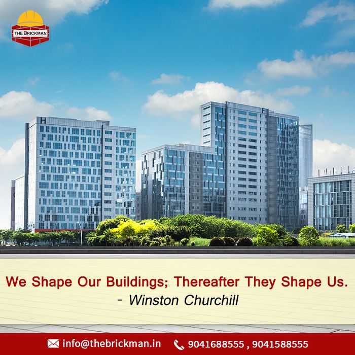 TheBrickMan2018's tweet photo. The buildings we build shows our lifestyle, and what we value. At the same time, our values and lifestyle is a result of buildings, in which we live, work and learn.

 #Brickman #commercialconstruction #Buildinghomes #chandigarh #mohali #kharar #Home #ChandigarhProperty https://t.co/aHTdThXw5G