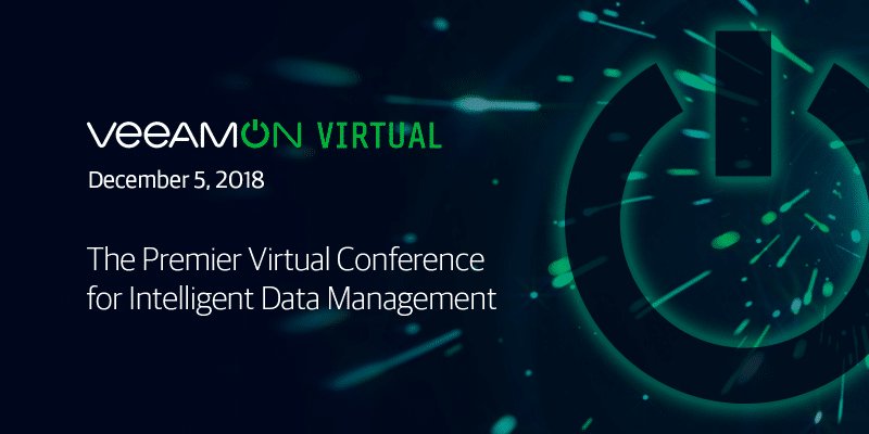 widmerkarl's tweet photo. Reminder! VeeamON Virtual – unique online conference on intelligent data management https://t.co/R1Lo1ffisx @Veeam #VeeamON #VeeamVanguard #veeamvirtual #veeamonvirtual https://t.co/kOqxyqxDtg