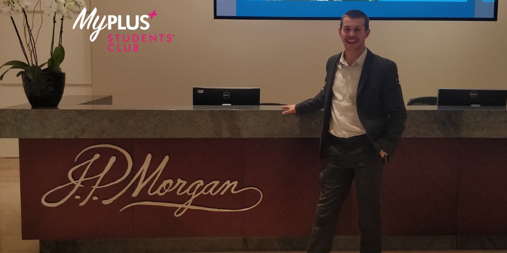 MyPlusStudents's tweet photo. #WinADay Here's what Will had to say about his day at @jpmorgan 

"My day was absolutely fantastic, the team did such a good job at ensuring there were many thought-provoking people to speak to who were also incredibly friendly and welcoming."

#JPMorgan #MyPlusStudentsClub https://t.co/7Pj6bKe5xD
