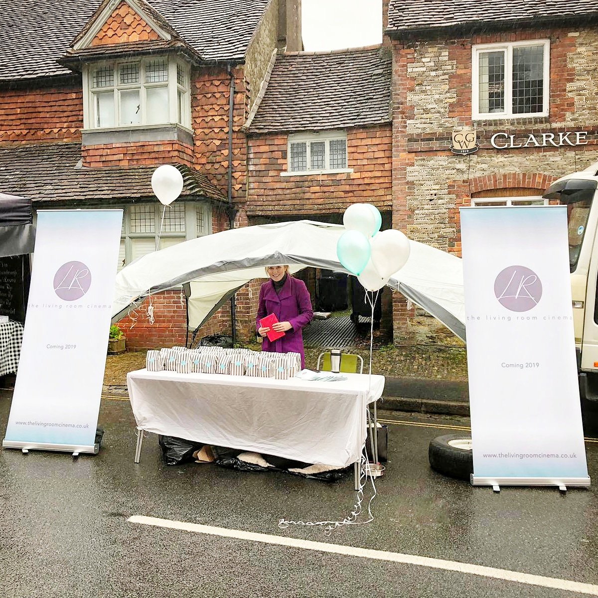 A huge thank you to everyone who visited us at the Haslemere Christmas Market on Sunday. We were overwhelmed by your reactions and certainly have a very exciting year ahead of us! #comingsoon #liphook #cinema #independentcinema