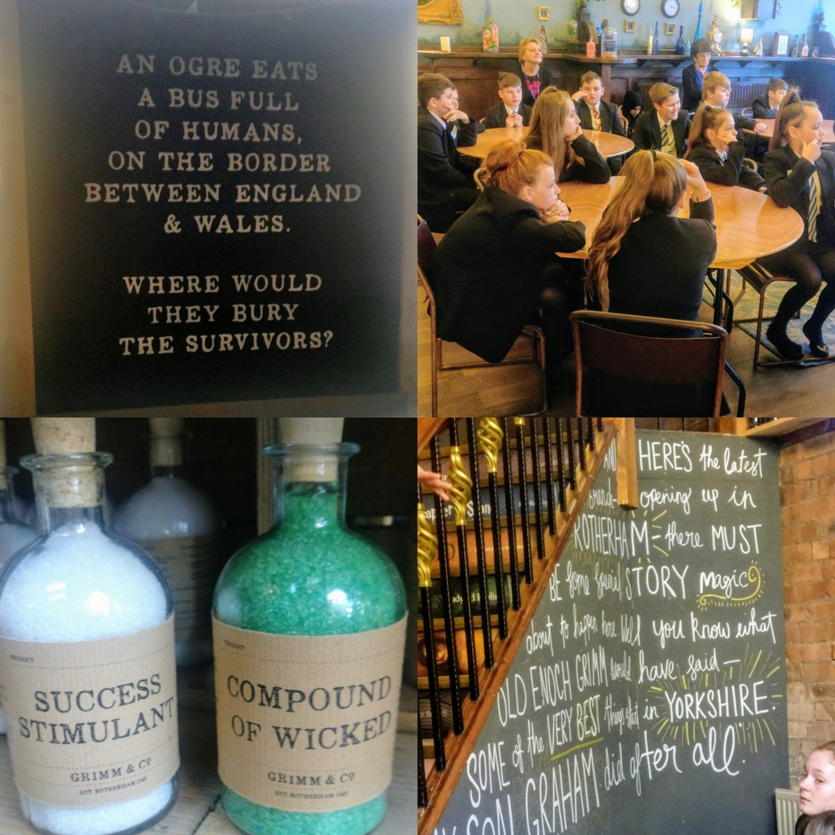 scairabeara's tweet photo. We're back. Looking forward to another magical story making workshop @GrimmAndCo ❤️ https://t.co/oWCbZxowhw