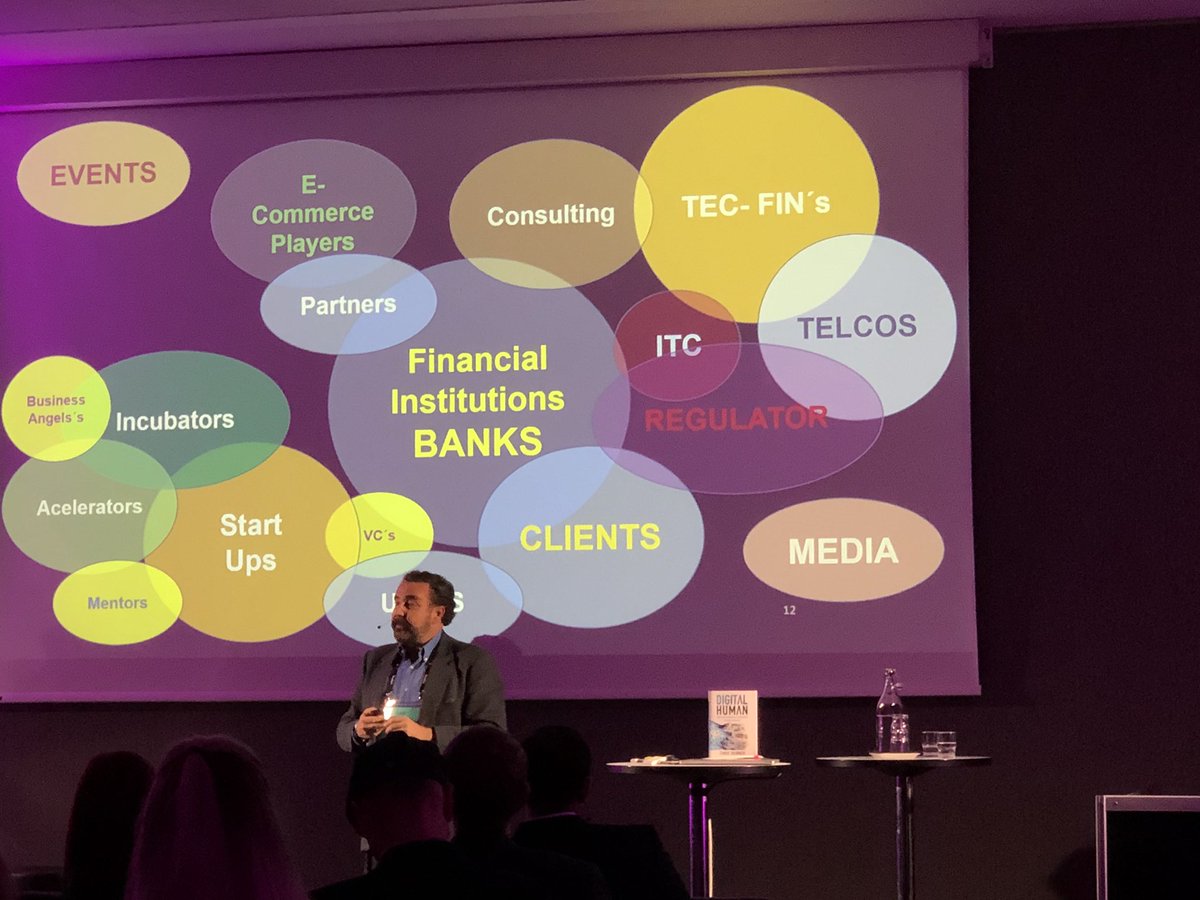 #slush2018 Ecosystem is the relationship between the species and the environment - all of the species...#bbva