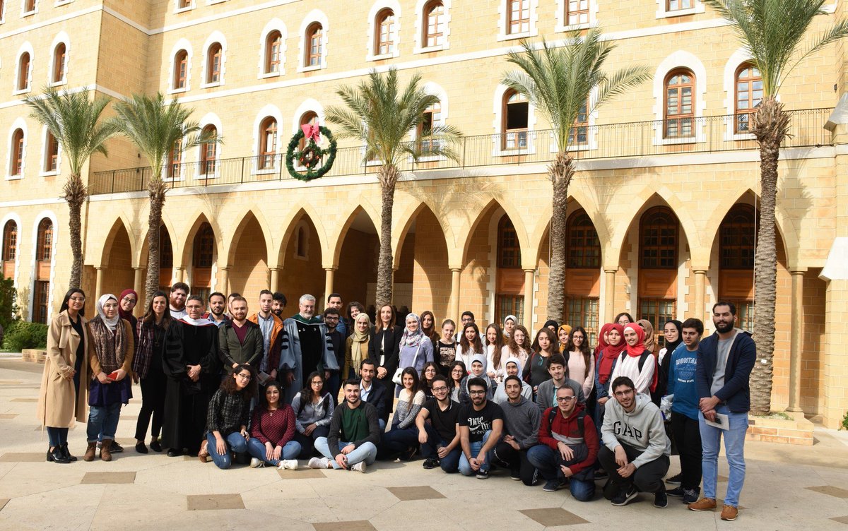 AGFforE's tweet photo. Our CEO @MaysaJalbout and @AUB_Lebanon President @DrFadloKhuri were joined by the Al Ghurair STEM Scholars on AUB Campus after the annual #FoundersDay speeches. 
Congratulations to @AUB_Lebanon on a successful Giving Day! #AUBGivingDay https://t.co/U0UbB7iuv4