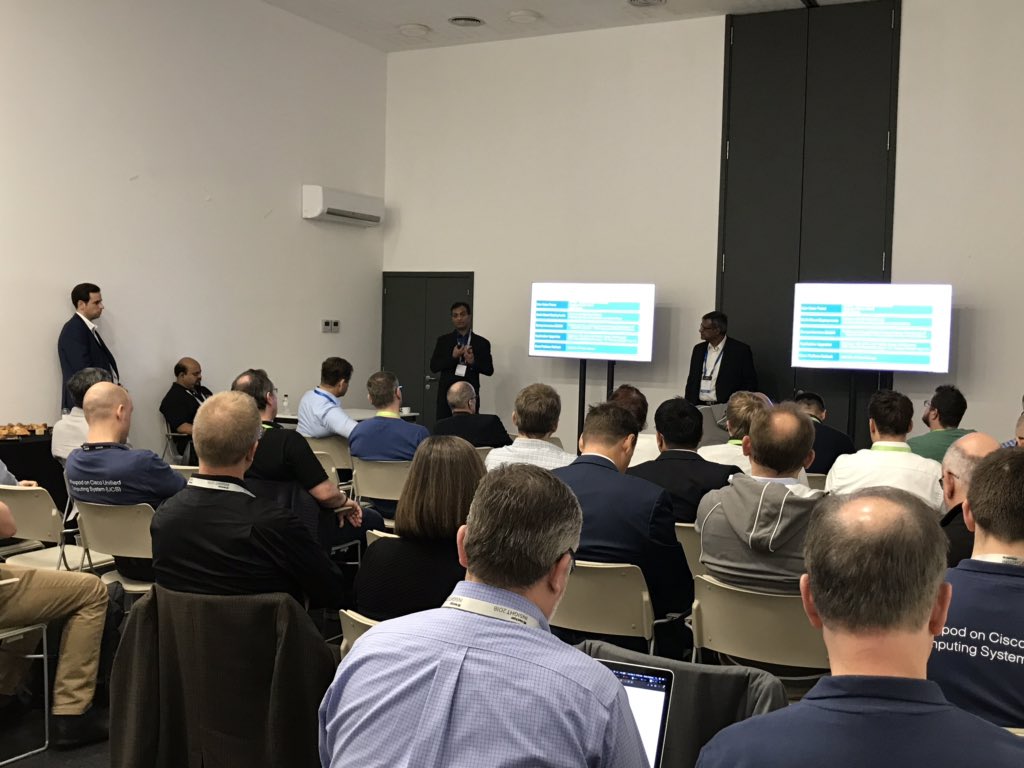 bhavnarpatel's tweet photo. Full house for the FlexPod Partner roundtable hosted by the Cisco and NetApp team #Flexpod #netappinsight2018 https://t.co/ej5sCf3UWD