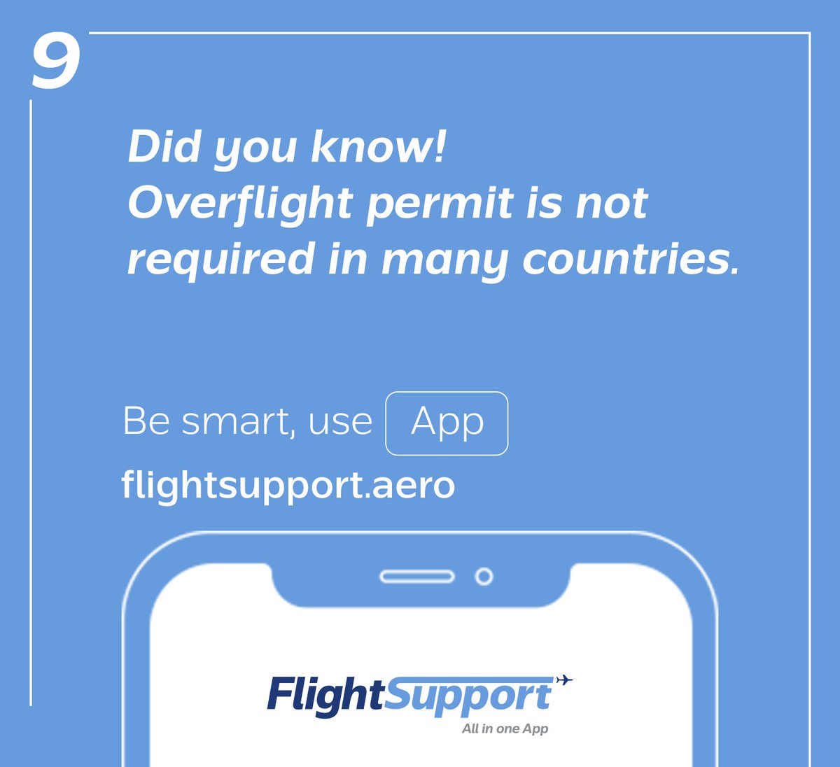 FlightSupportUK's tweet photo. Did you know!
Overflight permit is not required in many countries.

https://t.co/dKcuRtavlY

#FlightSupport #Djetops #Aviation #UK #USA #Farnborough #Airlines #Aircraft #AviationApp https://t.co/nbDXZwdlvB