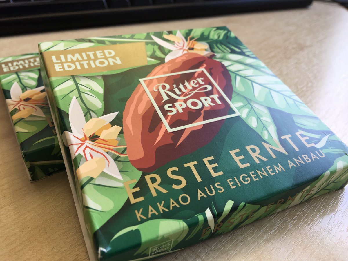 mroemmelt's tweet photo. Wieder mal eine Must-Have-Edition von @RITTER_SPORT_DE ... hm, so manch einer verbindet mit #ErsteErnte evtl was anderes als Schokolade ;) https://t.co/L9ZpvsJeE2