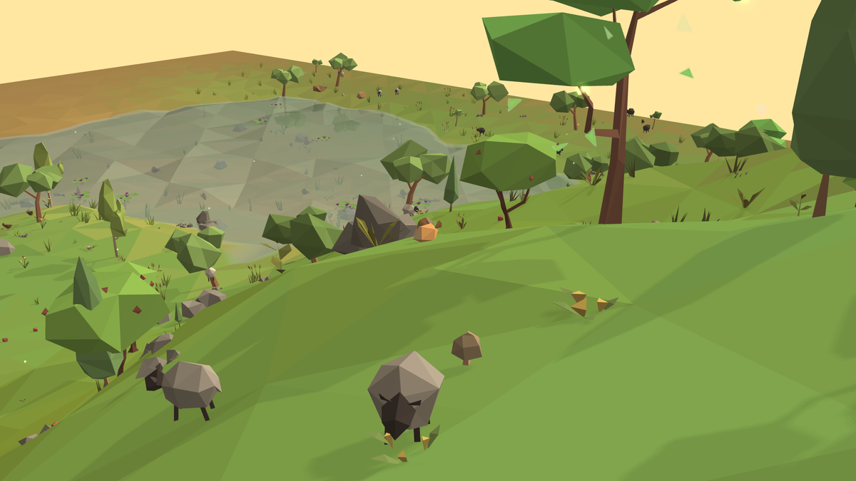 りねこ 今日プレイしたequilinoxはバイオームを作りだしたり 植物や動物を配置して生態系を築いていく感じの箱庭ゲームです 動物達の細かいアニメーションや鳴き声 フルーツが落ちたり など色々な細かい所で癒しや驚きを感じれてとても良かったです