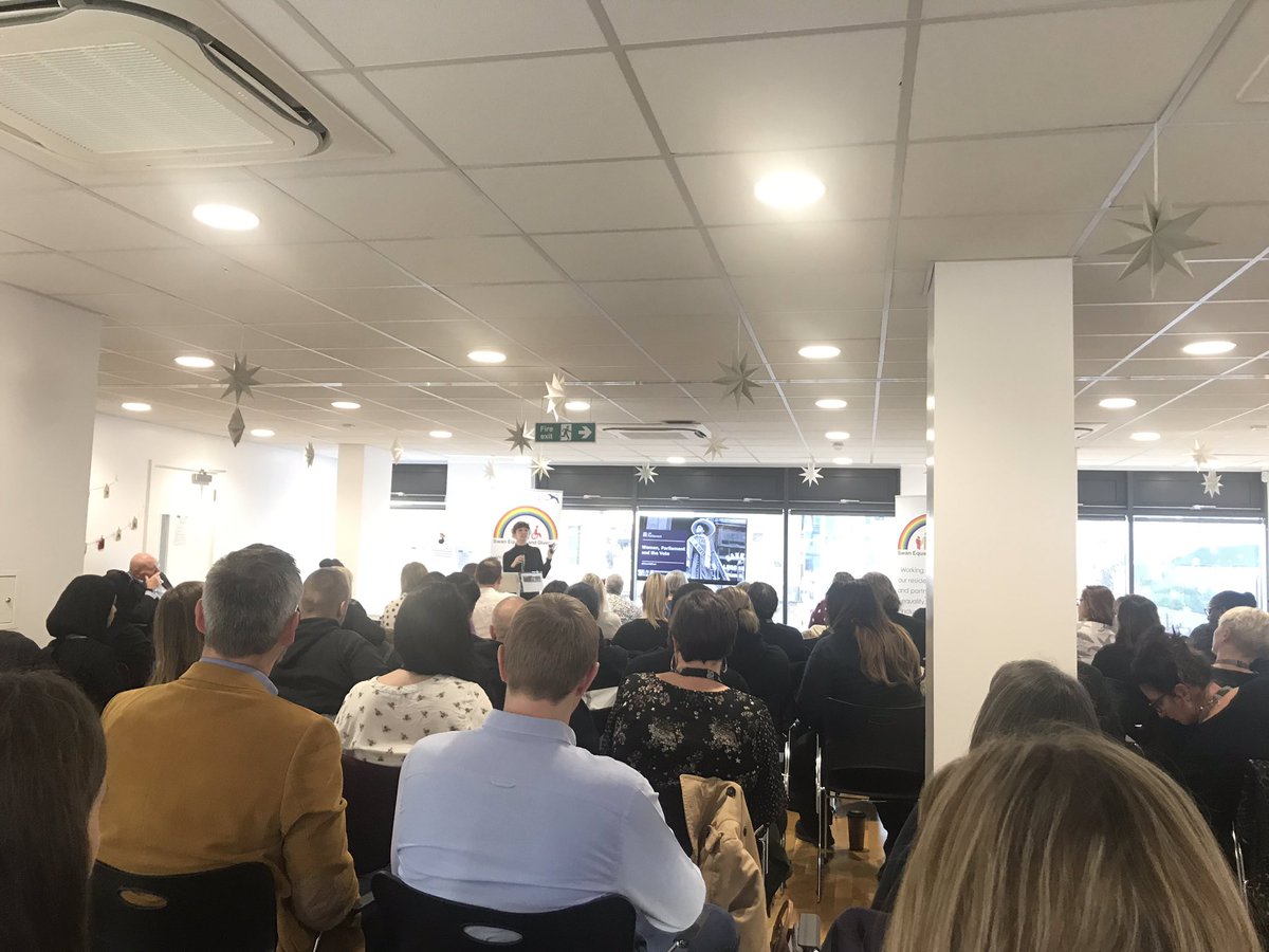 ChloeG_PR's tweet photo. Aaaand it’s started! #SwanDiversityDay at #TheReach. First off is @charlotted_hop Senior Education and Engagement Officer for @YourUKParl @SwanHousing https://t.co/jxFe7MUW1y