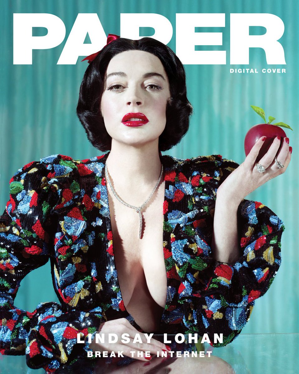 <3 #LindsayLohan as #Disney princesses for <a href="/papermagazine/">Paper Magazine</a> makes my day! <3