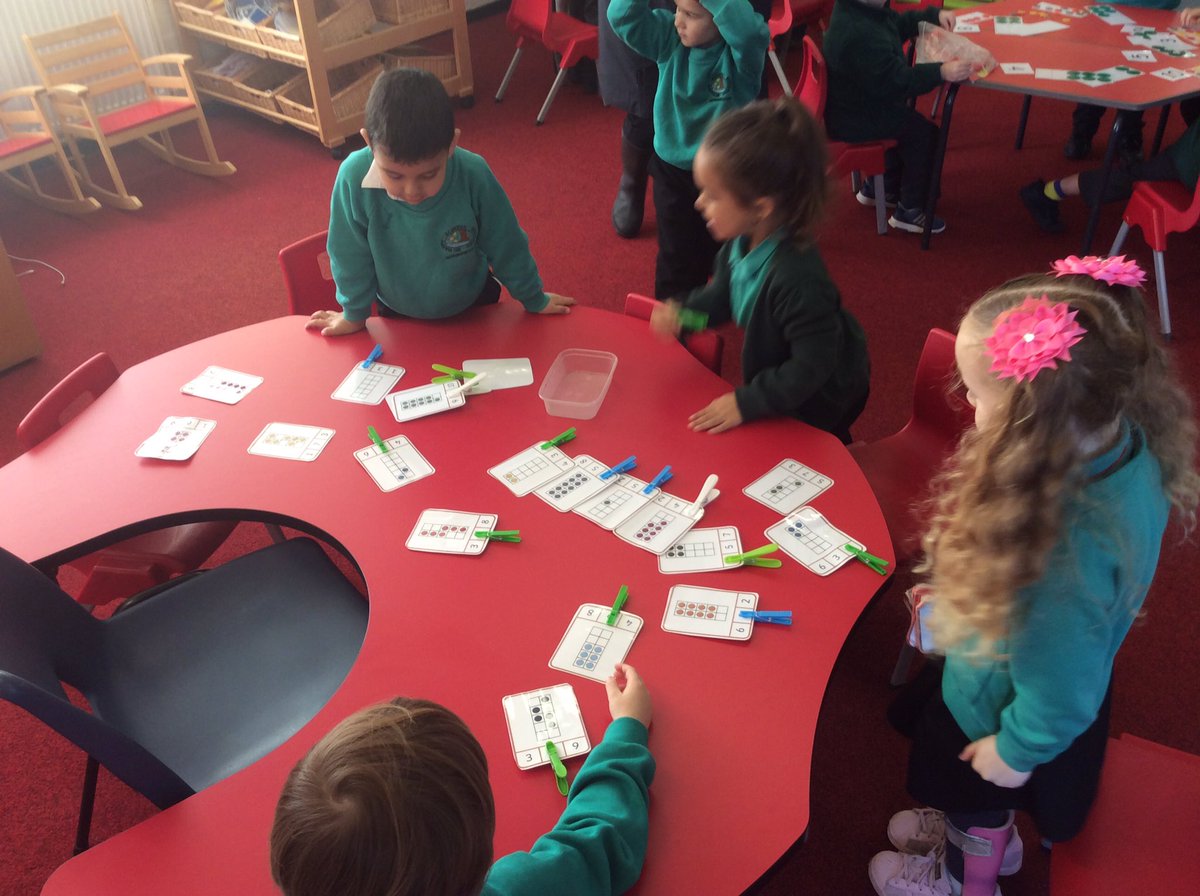 Springwood_Prm's tweet photo. Maths morning in Reception #springpowis #springnum https://t.co/AkWqMWT0v3
