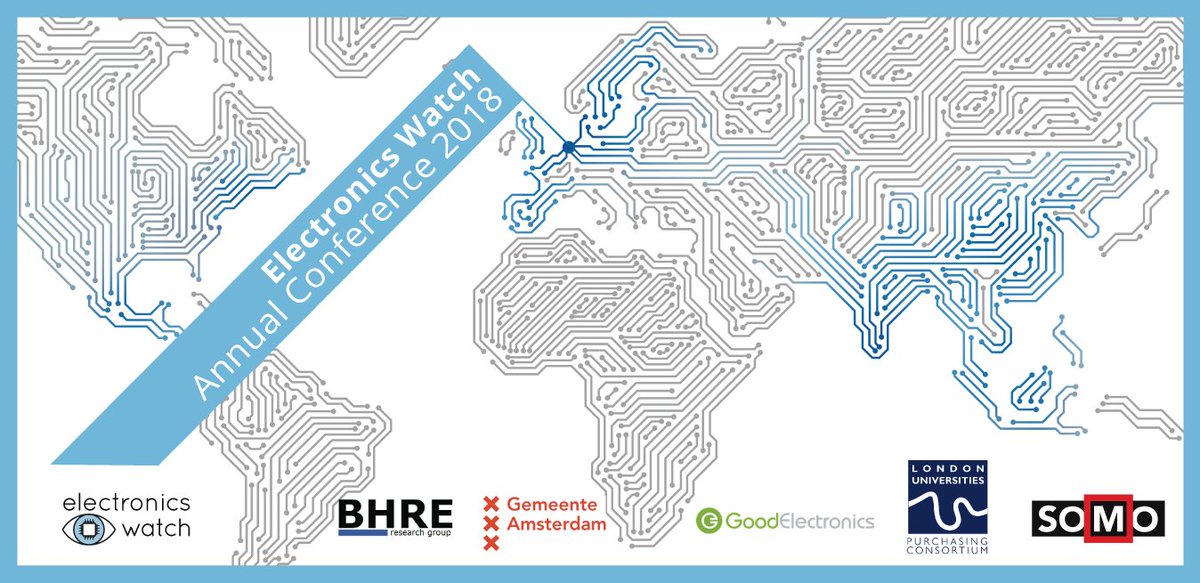 electrowatch's tweet photo. So much looking forward to getting our heads together again at #electrowatch18, taking stock of everything that's happened this year, planning the next & meeting new faces! Thanks to co-organizers @AmsterdamNL @lupconsortium @SOMO @GoodElectronics @UoGbhre https://t.co/gXCpKWlfFn https://t.co/ra8IBN3nRt