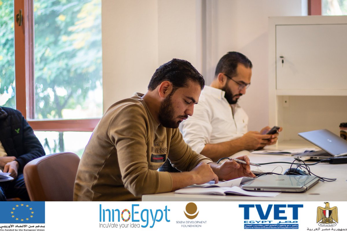 EUInnoEgypt's tweet photo. "من ضمن فعاليات معسكر تدريب جامعة هليوبوليس"
#IncuVate_Your_Idea
#InnoEgypt https://t.co/sCGkfWbqS7