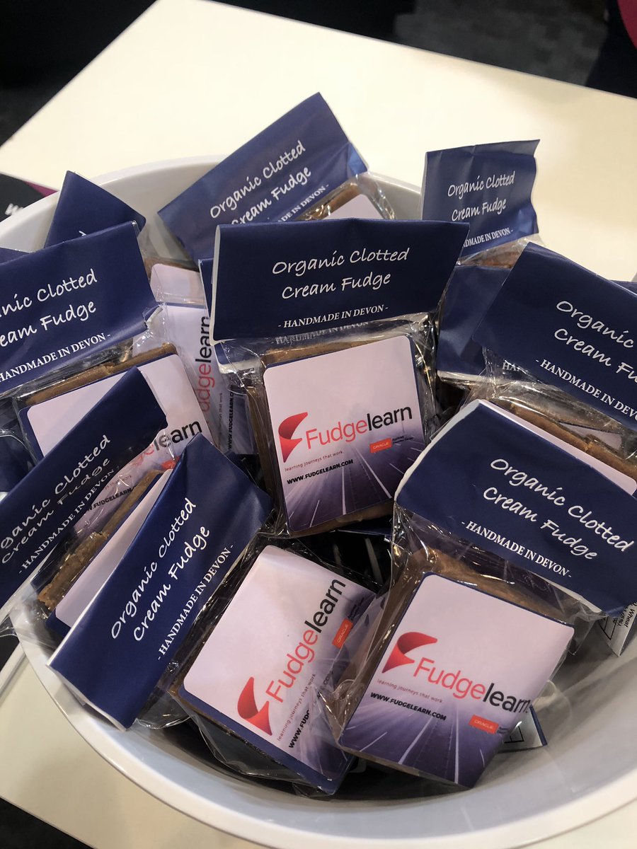 tonycook71's tweet photo. Our training is sweet, as is our Fudge! Come and grab some and talk to us about your Oracle Training needs on Stand 8. #ukoug #training #teachmecloud #sweet #tech18 #jde18 #apps18 https://t.co/GbPxCSjNB0