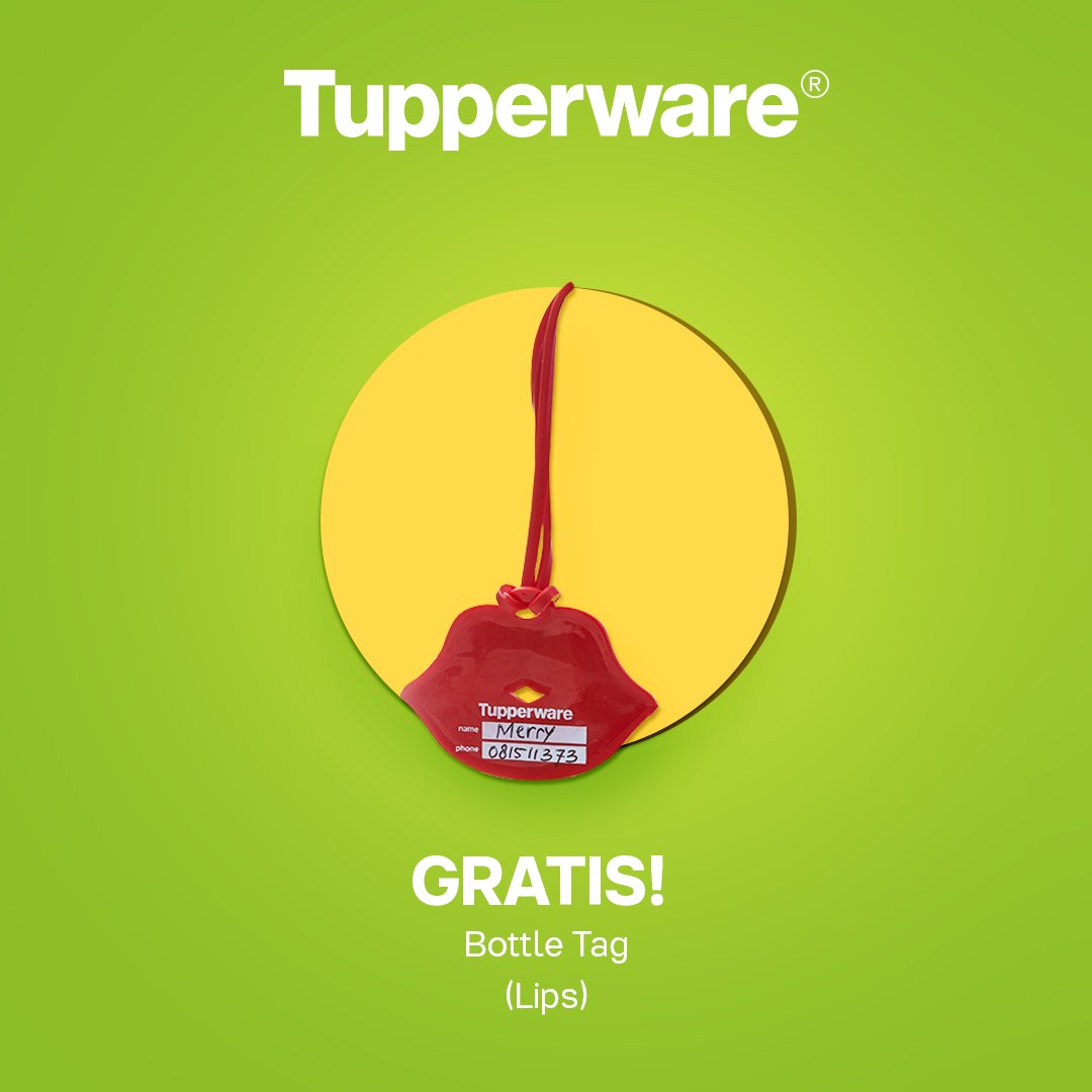 tupperwareID's tweet photo. Biar tidak tertukar dengan adik atau kakak di rumah, tulis nama kamu di Bottle Tag yang menggantung di New Eco Bottle (2). Hidup sehat dan tetap trendi, ya #PakeTupperware!
Miliki New Eco Bottle (2) with Gift sekarang di https://t.co/wNnZ8bOQZY . https://t.co/oUrP4FUcyM