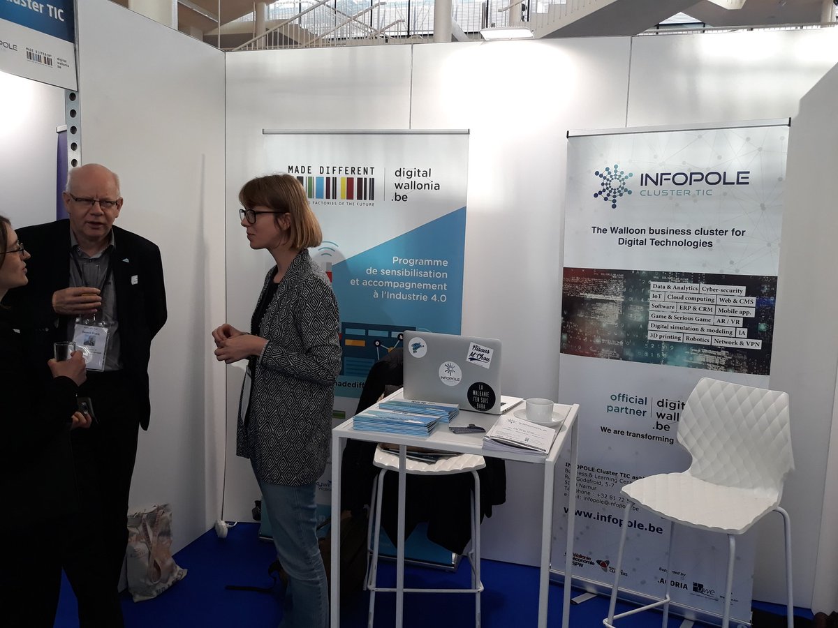 infopoletic's tweet photo. Avec #MadeDifferent @digitalwallonia nous transformons la Wallonie #numérique #industrie4_0 Venez nous voir au stand 7 #BiowinDay #AI https://t.co/RHqFngLfAG