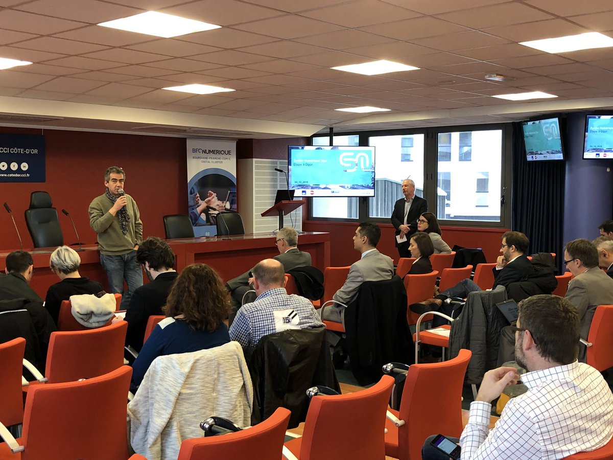 BFCnum's tweet photo. Le #syntecnumeriquetour organisé par le @syntecnumerique et @BFCnum ça commence! Thèmes abordés : #cybersecurite #transfonum #industriedufutur https://t.co/ivnkWj8L06