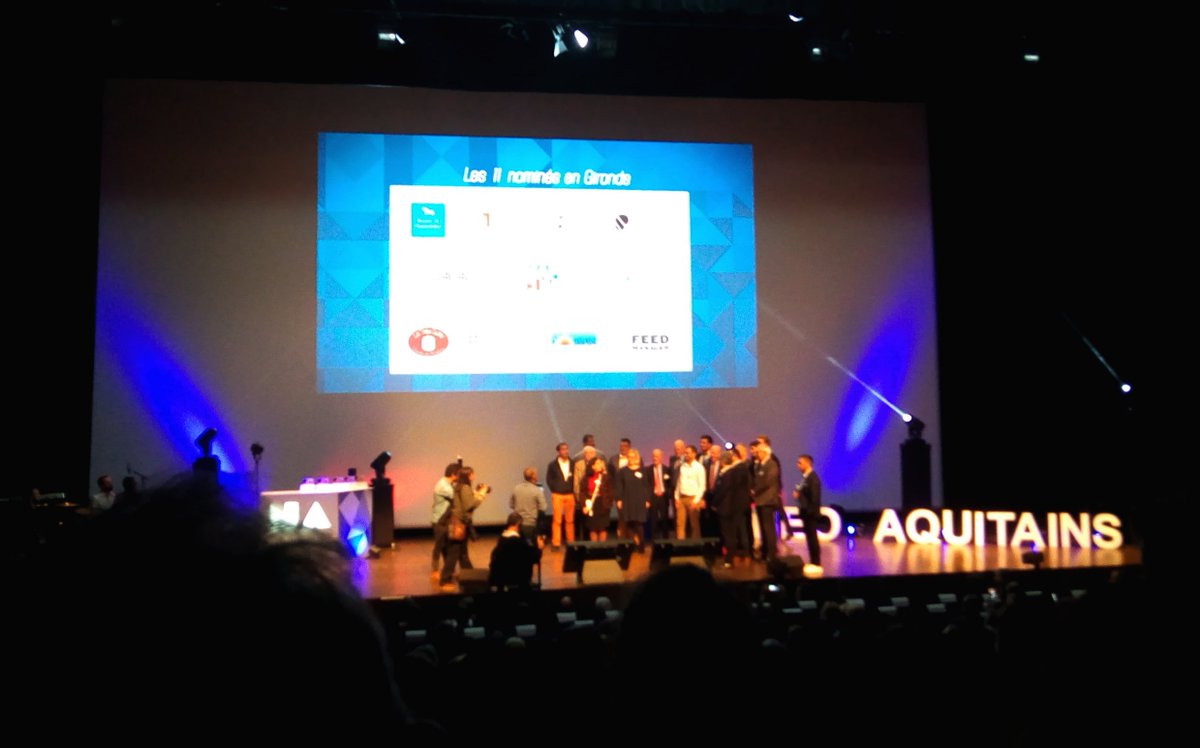 SechetYlona's tweet photo. Ravie d'avoir assisté à la remise des prix de l'éco Néo Aquitains qui s'est déroulée ce lundi 3 décembre au Palais des Congrès de Bordeaux.
Une belle réussite, félicitations aux lauréats !
#prixneoaquitains #MBACME https://t.co/F5qlQxlJZ0