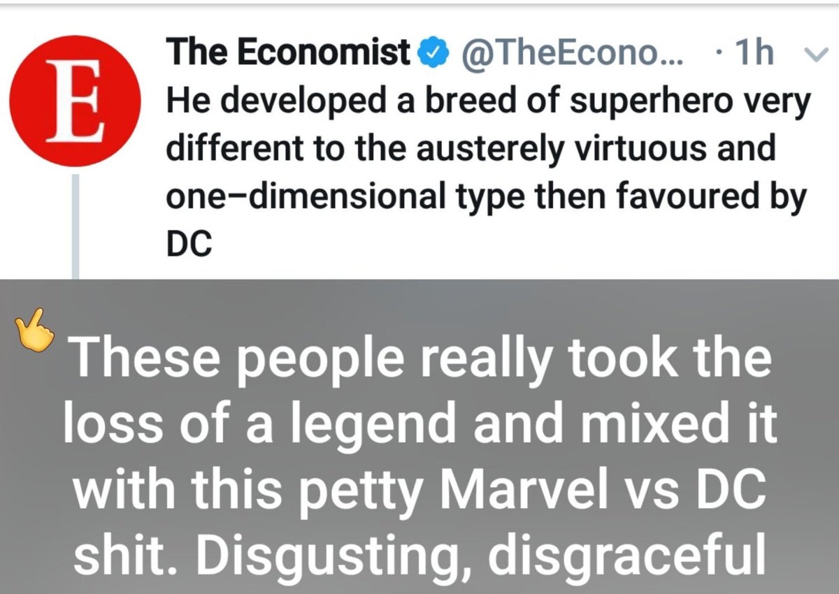 24). The Screenshots, and receipts that show how toxic the internet has become #24Using Stan Lee's death to take a shot at DC