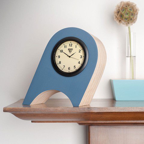 ScotTradeFair's tweet image. Keeping time - love this  wonky, cheeky clock from @HumblewoodUK Lots of eye-catching handmade in a range of colours will be on Stand J20 #scottradefair #clockingtime