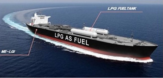 LPGapps's tweet photo. LPG could be the most financially viable sulphur compliant fuel for a long-range tanker sailing in a post-2020 global regime, a study by DNV GL and MAN Energy Solutions has found https://t.co/3spph3WNXf @ExceptionalNRG #IMO2020 #cleanseas #CleanAir #bunkerfuel @Motorship https://t.co/SvRGxWw1Er