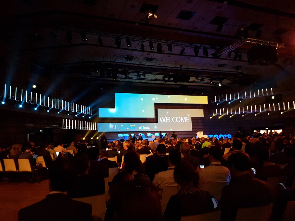 imagesreseaux's tweet photo. Gaël Maugis, responsable #projetseuropéens @imagesreseaux est en direct de #Vienne en #Autriche pour participer à #ICT2018. Au programme, conférences, débats et rencontres sur le thème de la Tech et du Digital et recherche de partenaires ! 😀#CollaborerPourInnover @ict2018eu https://t.co/QSAUPGCTvD