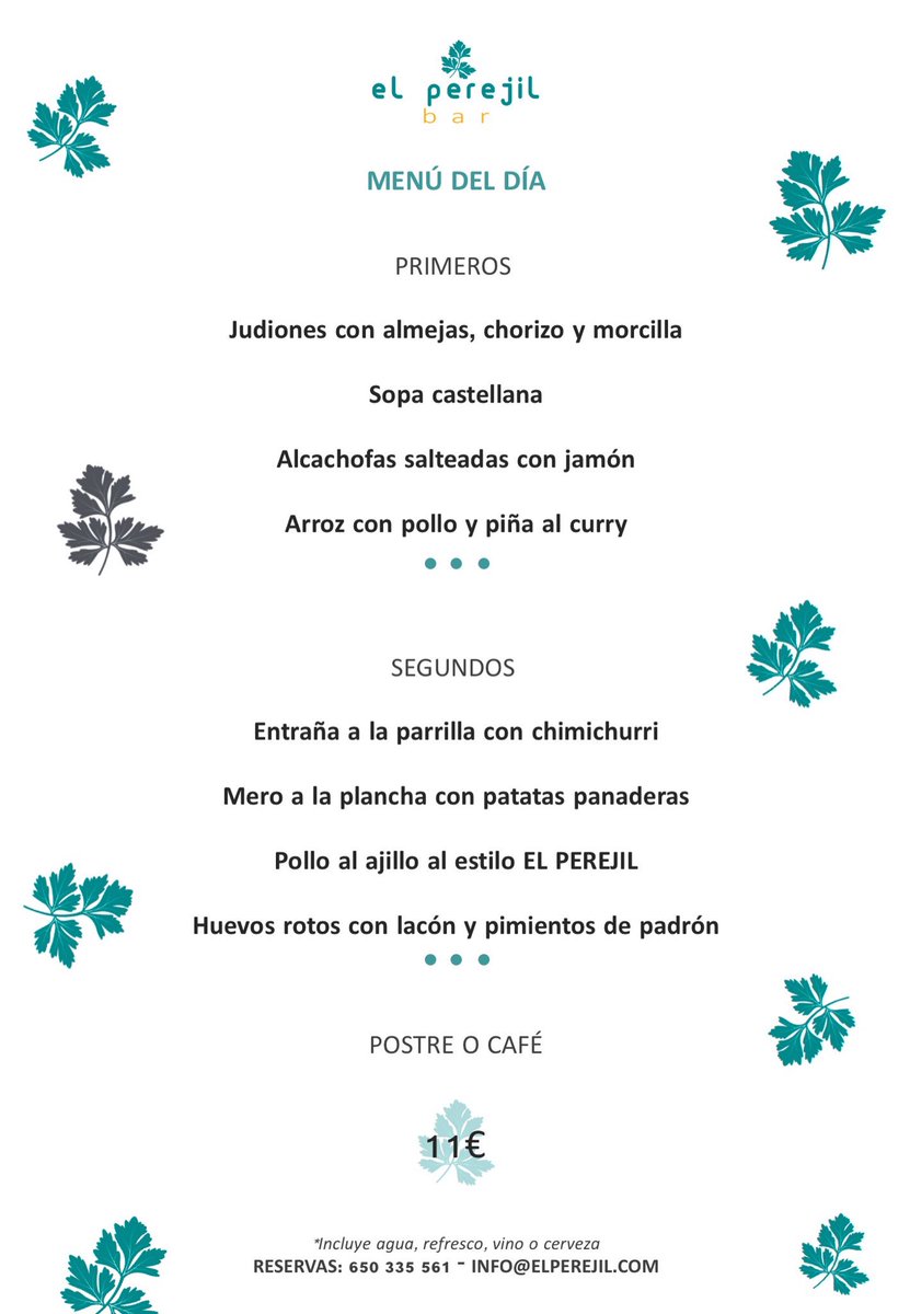 El Perejil Restaurante tweet media