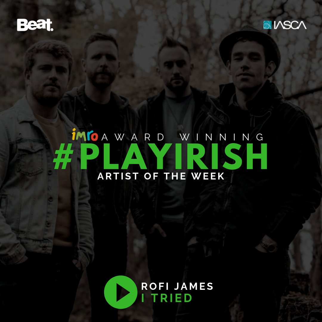 beat102103's tweet photo. Our #PlayIrish Artist of the Week with @IASCA_ is @Rofi_James and their latest single "I Tried" https://t.co/yqGbhiP7RH