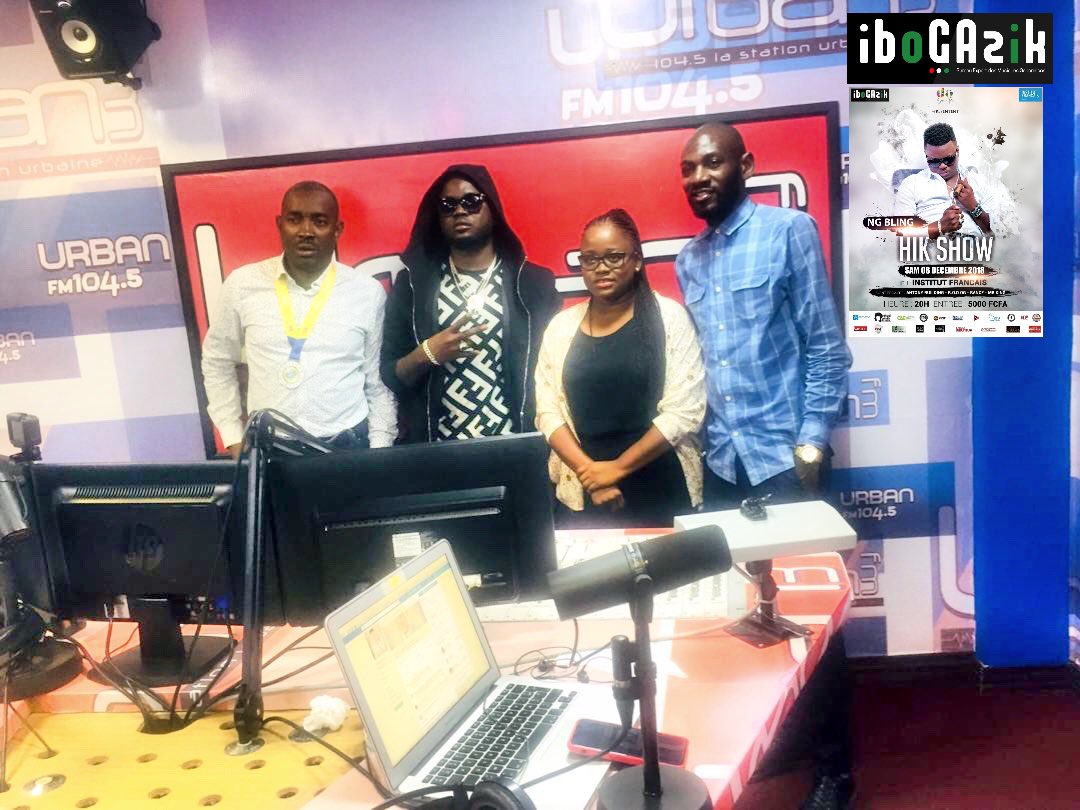ibogazik's tweet photo. #ibogazik: L’Artiste NG Bling était ce matin sur le Le Dafreshmorning sur Urban Fm pour parler de son concert Live du samedi 08 Décembre 2018 à @InstitutFRGabon 
NB: les billets sont déjà en ventes à l’institut français au prix unique de 5 000f https://t.co/gjDNOXzNUK