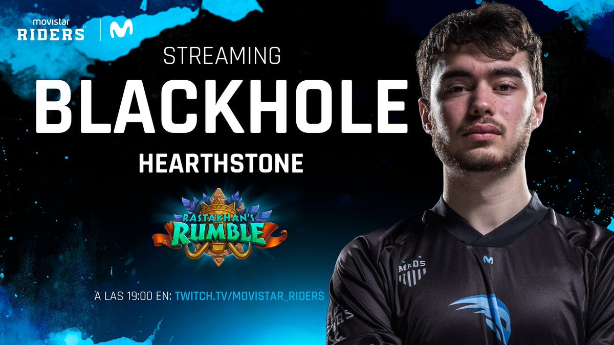 MovistarKOINOW's tweet photo. 👉 ¿Te apetece un poco de @Hearthstone_ES? Dentro de media hora tendremos a @blackhole_hs dándole caña en nuestro Twitch. ¡Pasaos!  

🙌🙌https://t.co/ha9MbblfNR https://t.co/1y3IubFUsL