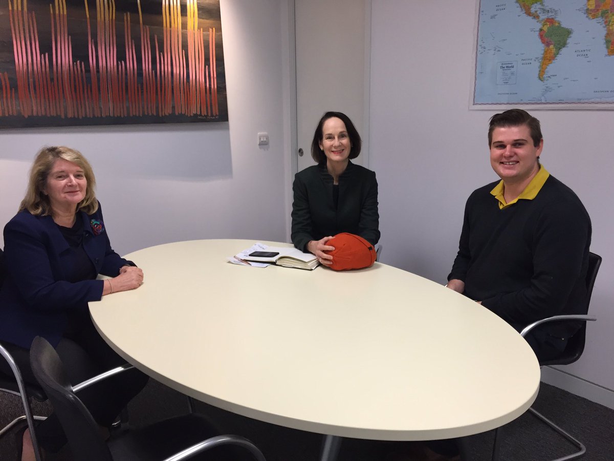 shelagh_sw's tweet photo. QUT Rob Joseph, founder Anti Ordinary and fresh from Creative 3 Pitch success in Copenhagen shows his beanie helmet to Queensland Agent General in London, Linda Apelt @QUTAlumni @TIQld_London @QChiefEntrepren @QUT Foundry @QUTnews https://t.co/gdJ6n8Avvg