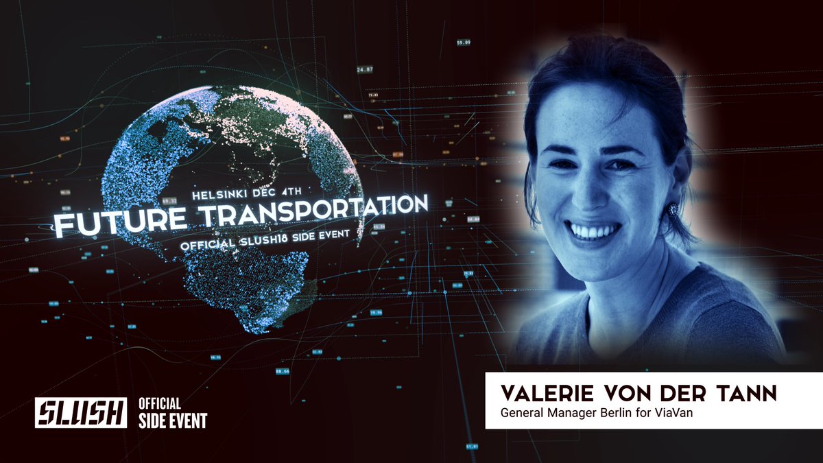 Excited to speak about @viavan today at the #futuretransportation event @ #Slush18 with <a href="/turo/">Turo</a> <a href="/gokid_carpool/">GoKid</a> <a href="/eurowings/">Eurowings</a>. Join us at 4pm!