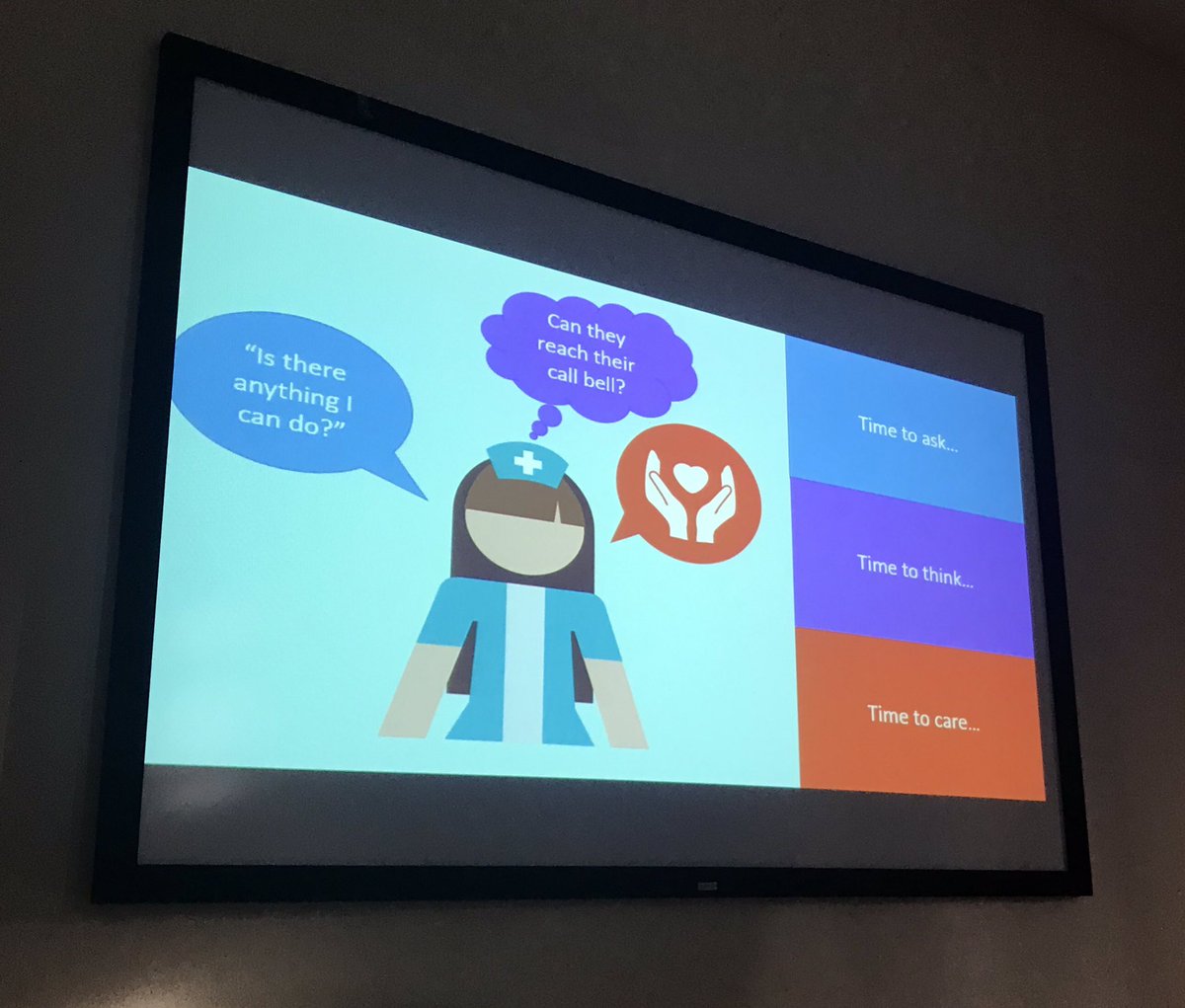 change_experts's tweet photo. Implementing effective communication through #NurseRounding @BCUHB
#Time2Ask #Time2Think #Time2Care https://t.co/4eeFfVnDJ3