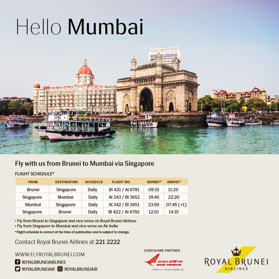 DTW_France's tweet photo. @RoyalBruneiAir signe un codeshare avec @airindiain  ! Grâce à cet accord, les voyageurs pourront voler vers Mumbaï 🛩️🇮🇳
#Quionreprésente https://t.co/cHbfTbknyl